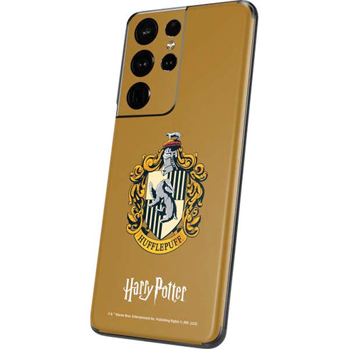 Wizarding World Harry Potter Hufflepuff House Crest Galaxy S21 Ultra 5G Skin